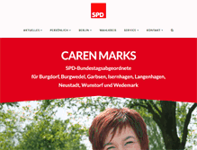 Tablet Screenshot of caren-marks.de